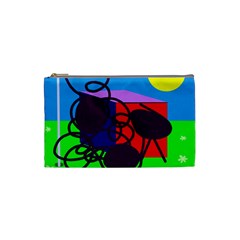 Sunny Day Cosmetic Bag (small)  by Valentinaart