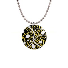 Yellow Movement Button Necklaces by Valentinaart