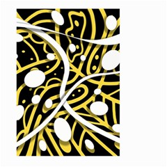 Yellow Movement Large Garden Flag (two Sides) by Valentinaart