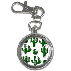 Cactuses Pattern Key Chain Watches by Valentinaart