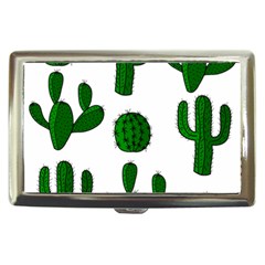 Cactuses Pattern Cigarette Money Cases by Valentinaart