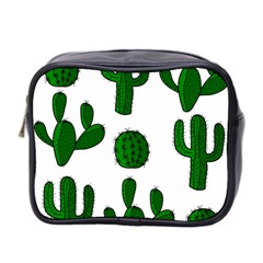 Cactuses Pattern Mini Toiletries Bag 2-side by Valentinaart