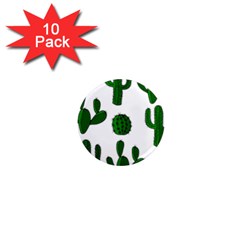 Cactuses Pattern 1  Mini Magnet (10 Pack)  by Valentinaart