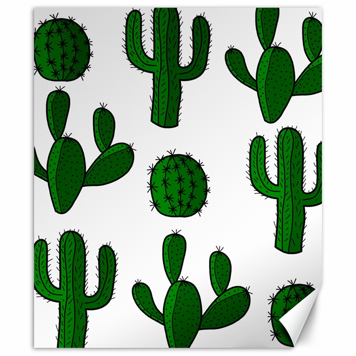 Cactuses pattern Canvas 20  x 24  