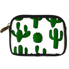 Cactuses Pattern Digital Camera Cases by Valentinaart