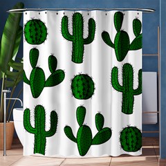 Cactuses Pattern Shower Curtain 60  X 72  (medium)  by Valentinaart