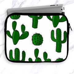 Cactuses Pattern Apple Ipad 2/3/4 Zipper Cases by Valentinaart