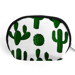 Cactuses Pattern Accessory Pouches (medium)  by Valentinaart