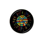 Colorful bang Hat Clip Ball Marker (10 pack) Front