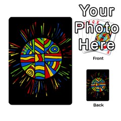 Colorful Bang Multi-purpose Cards (rectangle) 