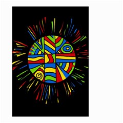 Colorful Bang Small Garden Flag (two Sides) by Valentinaart