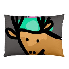 Deer Pillow Case (two Sides)