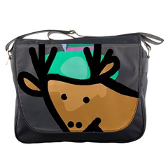 Deer Messenger Bags by Valentinaart