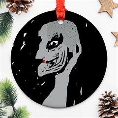 Horror Round Ornament (two Sides)  by Valentinaart