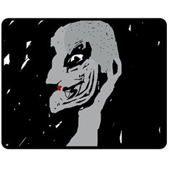 Horror Fleece Blanket (medium)  by Valentinaart