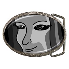 Lady - Gray Belt Buckles by Valentinaart