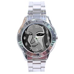 Lady - Gray Stainless Steel Analogue Watch by Valentinaart