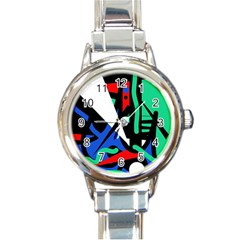 Find Me Round Italian Charm Watch by Valentinaart