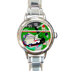 Trip Round Italian Charm Watch by Valentinaart