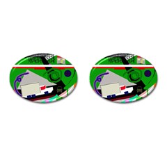 Trip Cufflinks (oval) by Valentinaart