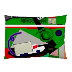 Trip Pillow Case by Valentinaart