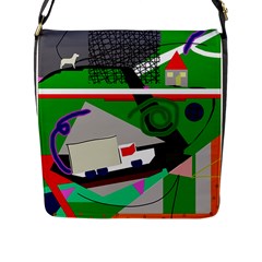 Trip Flap Messenger Bag (l)  by Valentinaart