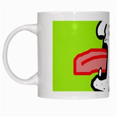 Protrusion  White Mugs by Valentinaart