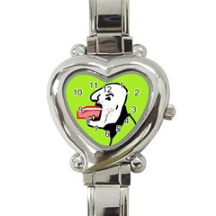 Protrusion  Heart Italian Charm Watch by Valentinaart