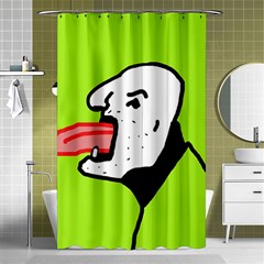 Protrusion  Shower Curtain 48  X 72  (small)  by Valentinaart