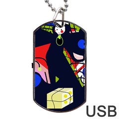 Gift Dog Tag Usb Flash (one Side)