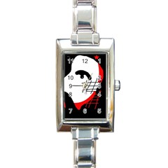 Revolution Rectangle Italian Charm Watch by Valentinaart