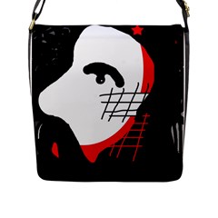 Revolution Flap Messenger Bag (l)  by Valentinaart