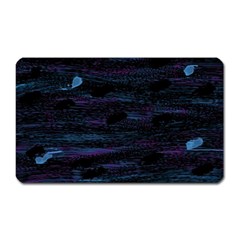 Blue Moonlight Magnet (rectangular) by Valentinaart