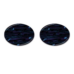 Blue Moonlight Cufflinks (oval) by Valentinaart