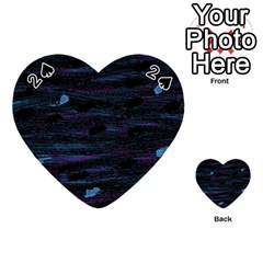 Blue Moonlight Playing Cards 54 (heart) 