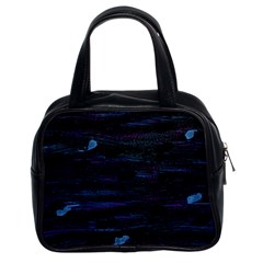 Blue Moonlight Classic Handbags (2 Sides) by Valentinaart