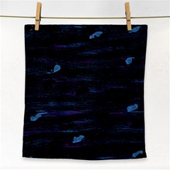 Blue Moonlight Face Towel by Valentinaart