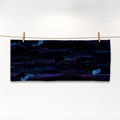 Blue Moonlight Hand Towel by Valentinaart