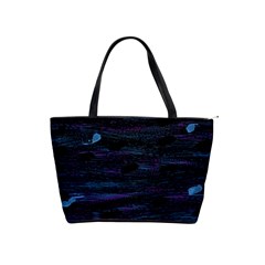 Blue Moonlight Shoulder Handbags by Valentinaart