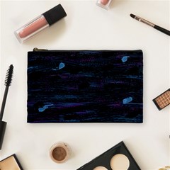 Blue Moonlight Cosmetic Bag (medium)  by Valentinaart