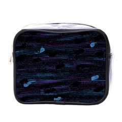 Blue Moonlight Mini Toiletries Bags by Valentinaart