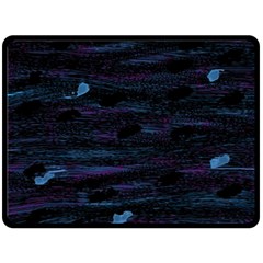 Blue Moonlight Fleece Blanket (large)  by Valentinaart