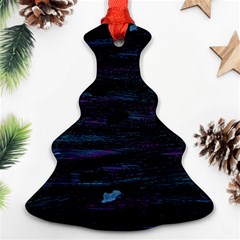 Blue Moonlight Christmas Tree Ornament (2 Sides)