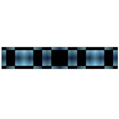 Black And Blue Checkboard Print Flano Scarf (large) by dflcprintsclothing