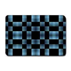 Checkboard Pattern Print Small Doormat  by dflcprints