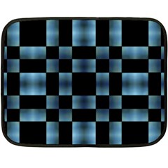 Checkboard Pattern Print Fleece Blanket (mini)