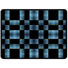 Checkboard Pattern Print Fleece Blanket (large) 