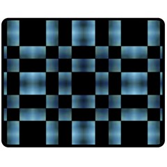 Checkboard Pattern Print Fleece Blanket (medium) 