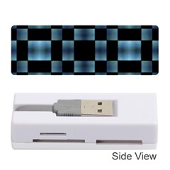 Checkboard Pattern Print Memory Card Reader (stick)  by dflcprints