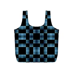 Checkboard Pattern Print Full Print Recycle Bags (s)  by dflcprints